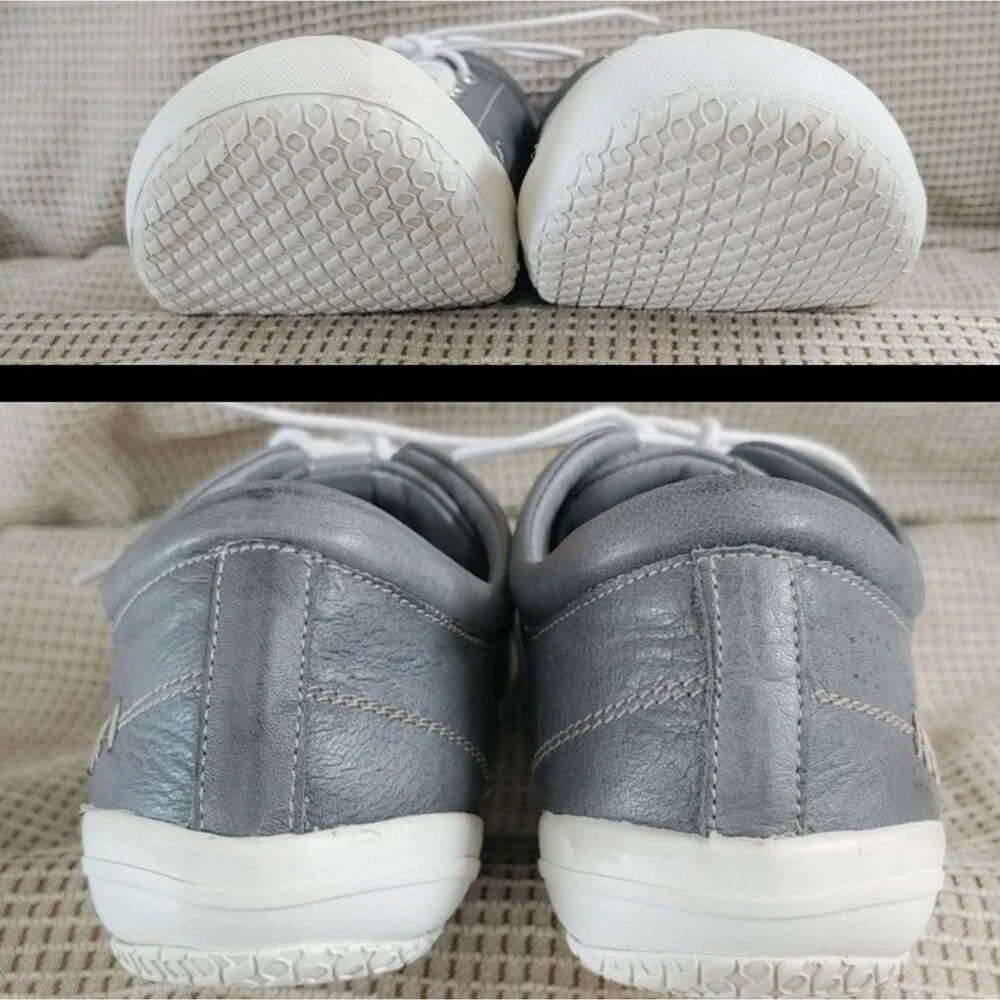 Gelato Womens Shoes Minimalist Grey Tessa Lace Up Sneakers EU 37 I US 6 To 6.5 - Picture 3 of 10